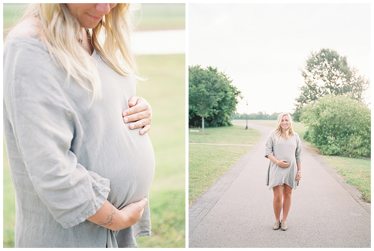 Murfreesboro Maternity Photo session by Grace Paul Photography.