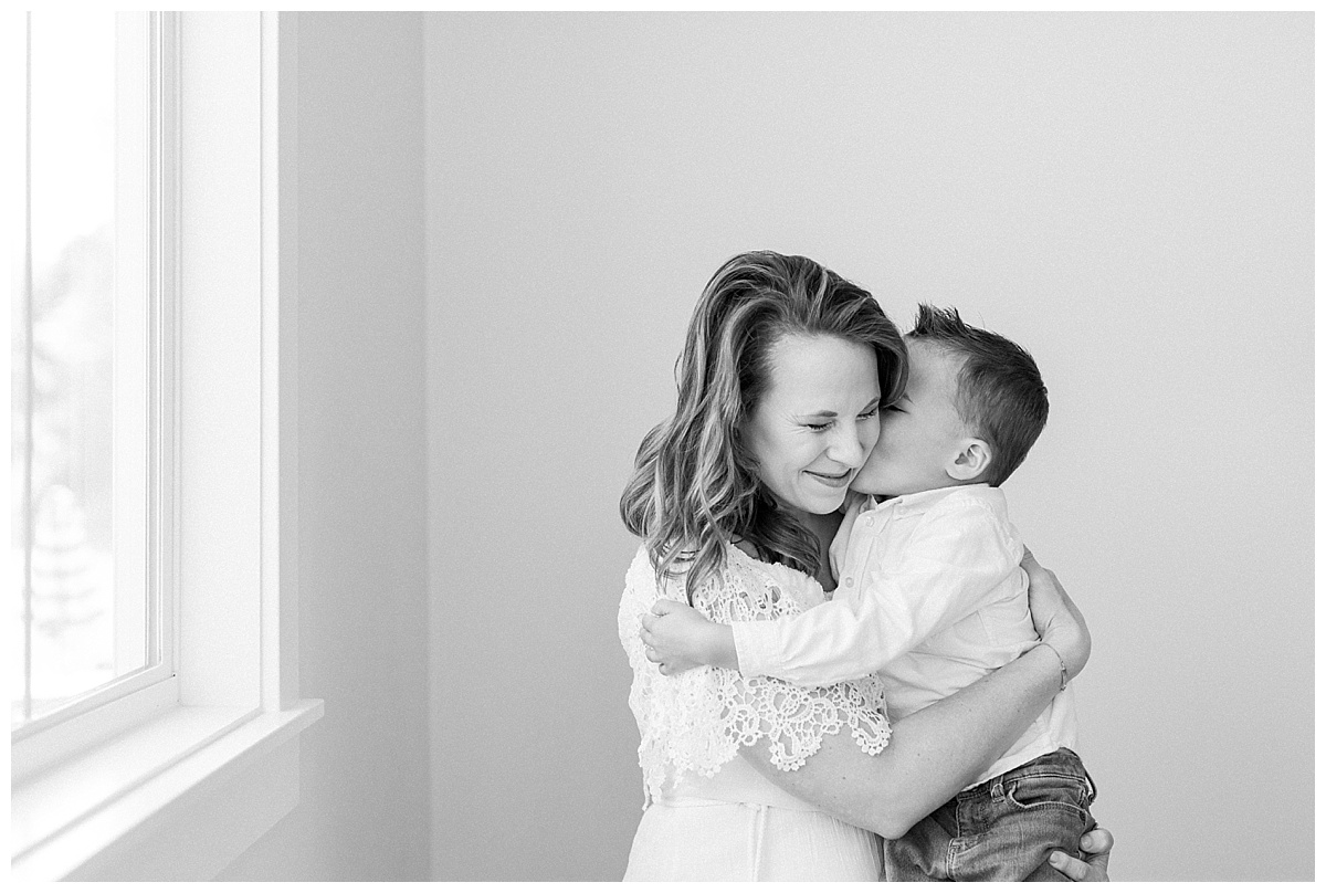 Tennessee In home family maternity photo session by Grace Paul Photography. 