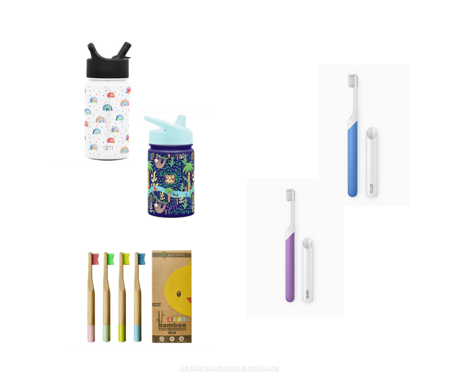 Photos of stocking stuffers for kids by blogger Grace Paul