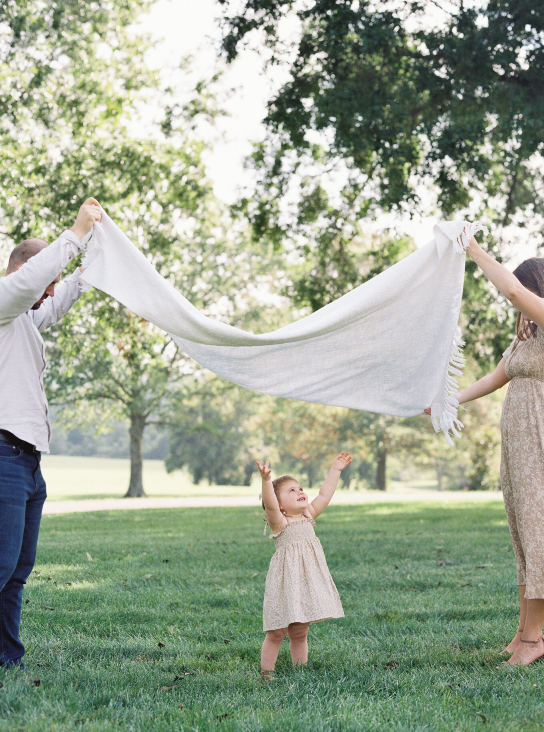 Outdoor family session in Franklin TN.