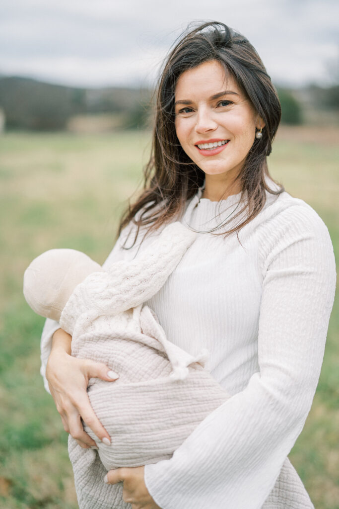 mom and baby during Franklin tn photo session